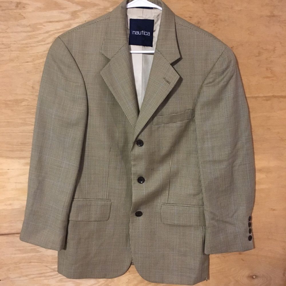 Nautica men’s sz 40r modern fit sport coat blazer